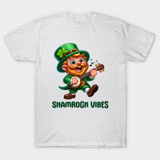 Shamrock Vibes Shirt - Music Lover - St Patrick's Day T-Shirt